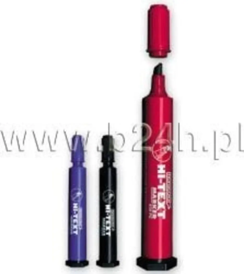 Hi-Text 830PC Kırtasiye Kalem Marker 3,5 x 4,5 mm Mavi