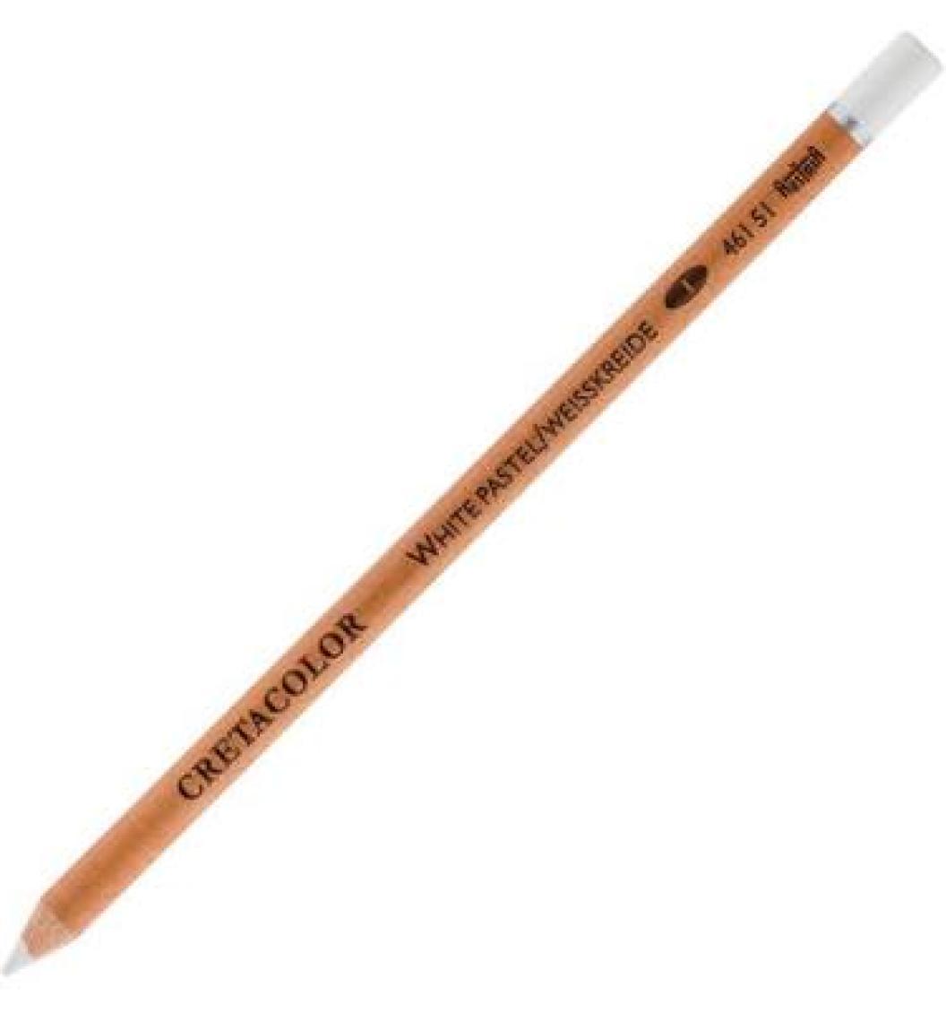 Cretacolor White Chalk Pastel Pencil Beyaz Füzen Kalem Soft