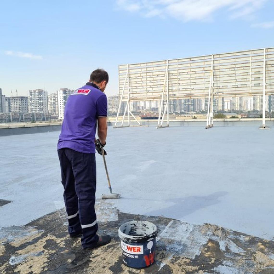 Izower M1 Süper Elastik Su Yalıtım Kaplaması 10 Kg Beyaz