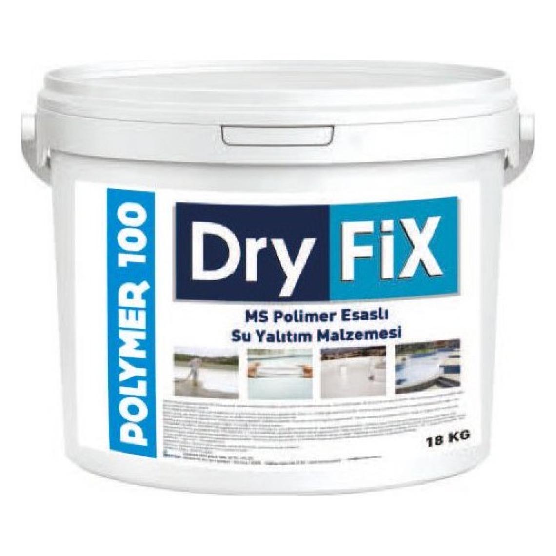 Dryfix Polymer 100 Ms Polimer Esaslı Su Yalıtım Malzemesi 5 kg Beyaz