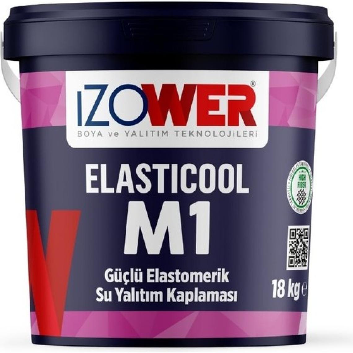 Izower M1 Süper Elastik Su Yalıtım Kaplaması Gri 18 kg