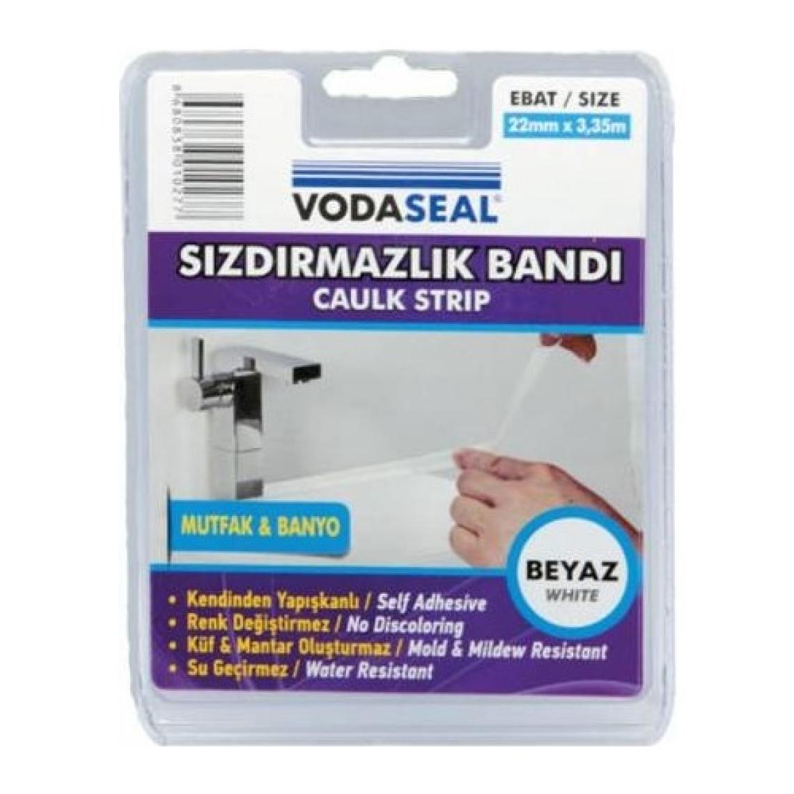 Vodaseal Banyo Küvet Lavabo Kenar Sızdırmazlık Bandı 3,35 m x 22 mm