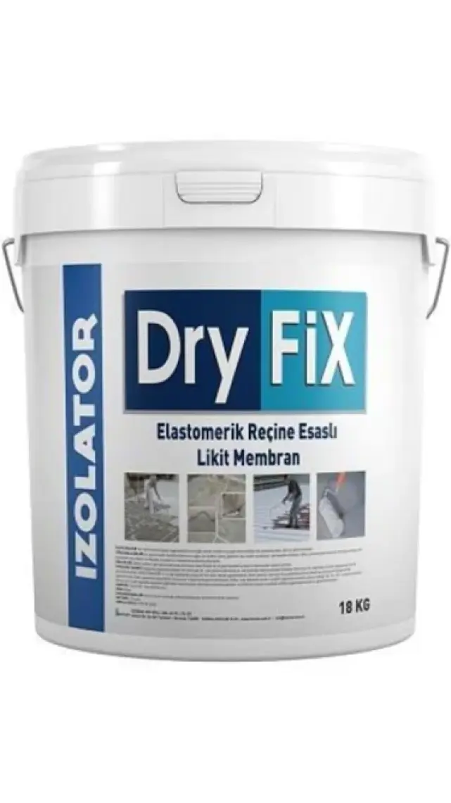Dryfix Izolatör Elastomerik Reçine Esaslı Likit Membran 18 kg Beyaz