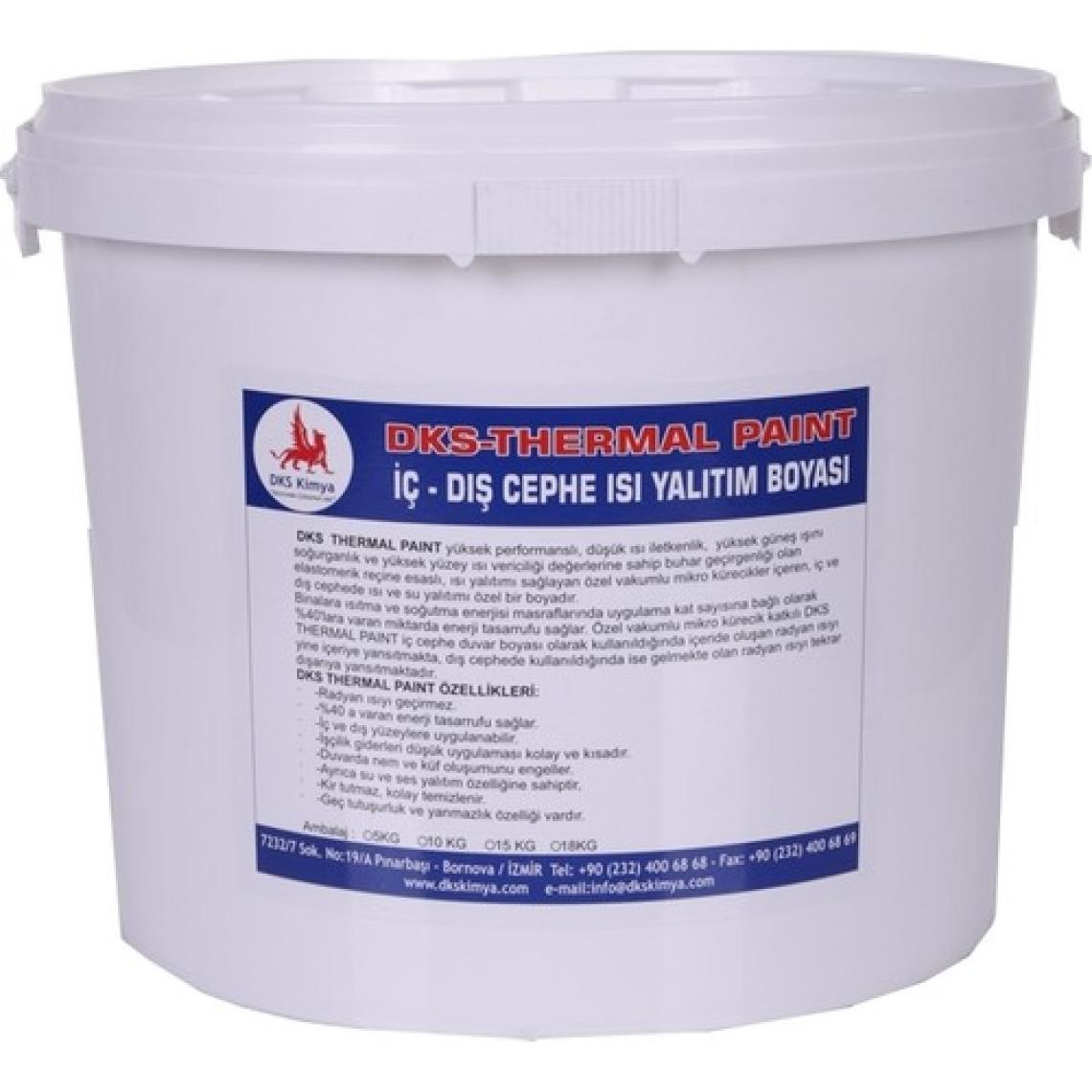 DKS Thermal Paint Isı Yalıtım Boyası Beyaz 10 lt