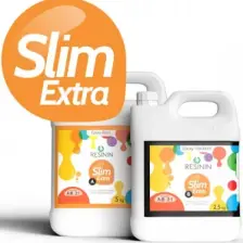 Resinin Slim Extra 7500 Gr A+B Ekstra Sararma Dirençli Ultra Şeffaf Epoksi Reçine (5 Kg Reçine + 2,5 Kg Sertleştirici)
