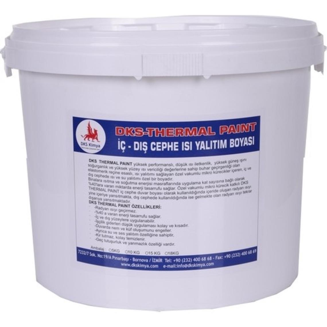 DKS Thermal Paint Isı Yalıtım Boyası Beyaz 5 lt