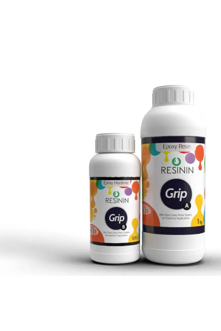 Resinin Grip 1500 Gr A+B Elektronik Kullanımı Için Epoksi Reçine (1 Kg Reçine + 500 Gr Sertleştirici)