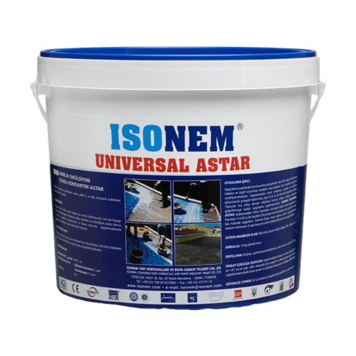 İsonem Universal Astar - Akrilik Esaslı Astar 5 Kg