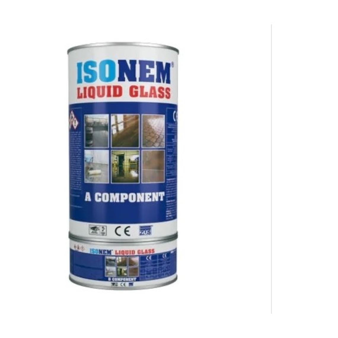 Isoem Liquid Glass Sıvı Cam - Şeffaf - Zemin Su Yalıtımı  2 kg
