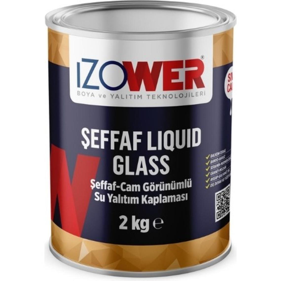 İzower Şeffaf Liquid Glass Su Yalıtımı 2 Lt