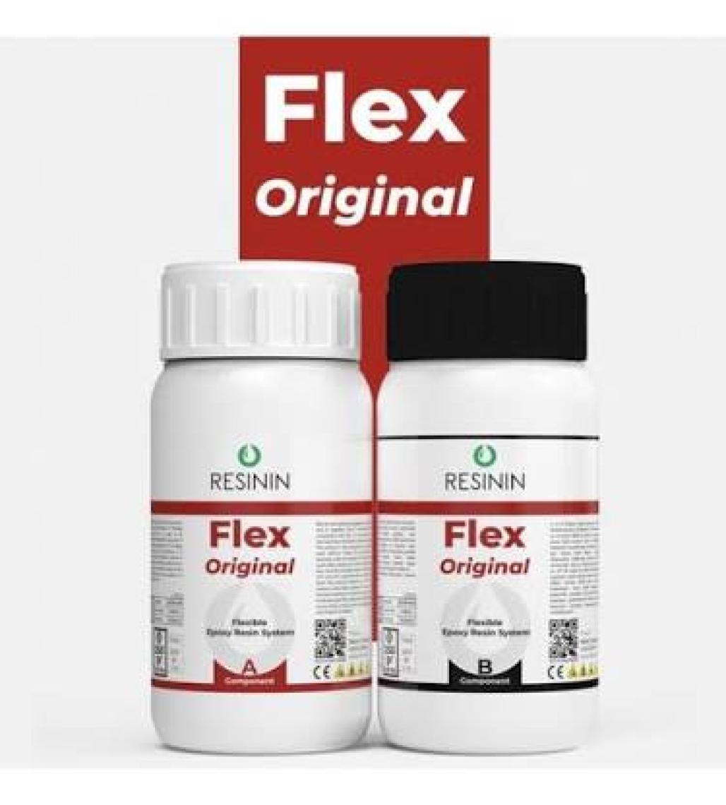 Resinin Flex 500 Gr A+B Ultra Şeffaf Epoksi Reçine (Esnek Hacim)