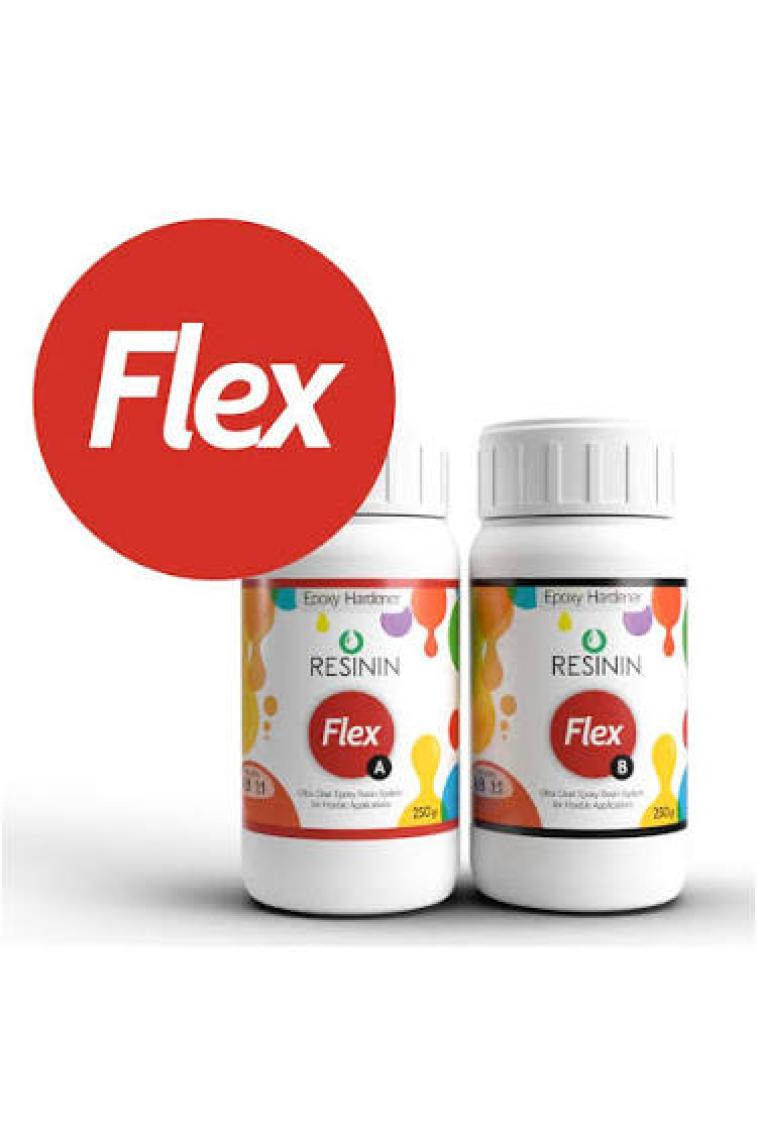 Resinin Flex 500 Gr A+B Ultra Şeffaf Epoksi Reçine (Esnek Hacim)