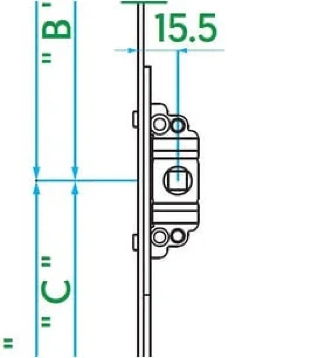 Pen Burada Pvc Pimapen Pencere  Sürgülü - Sürme Ispanyolet - 40 cm