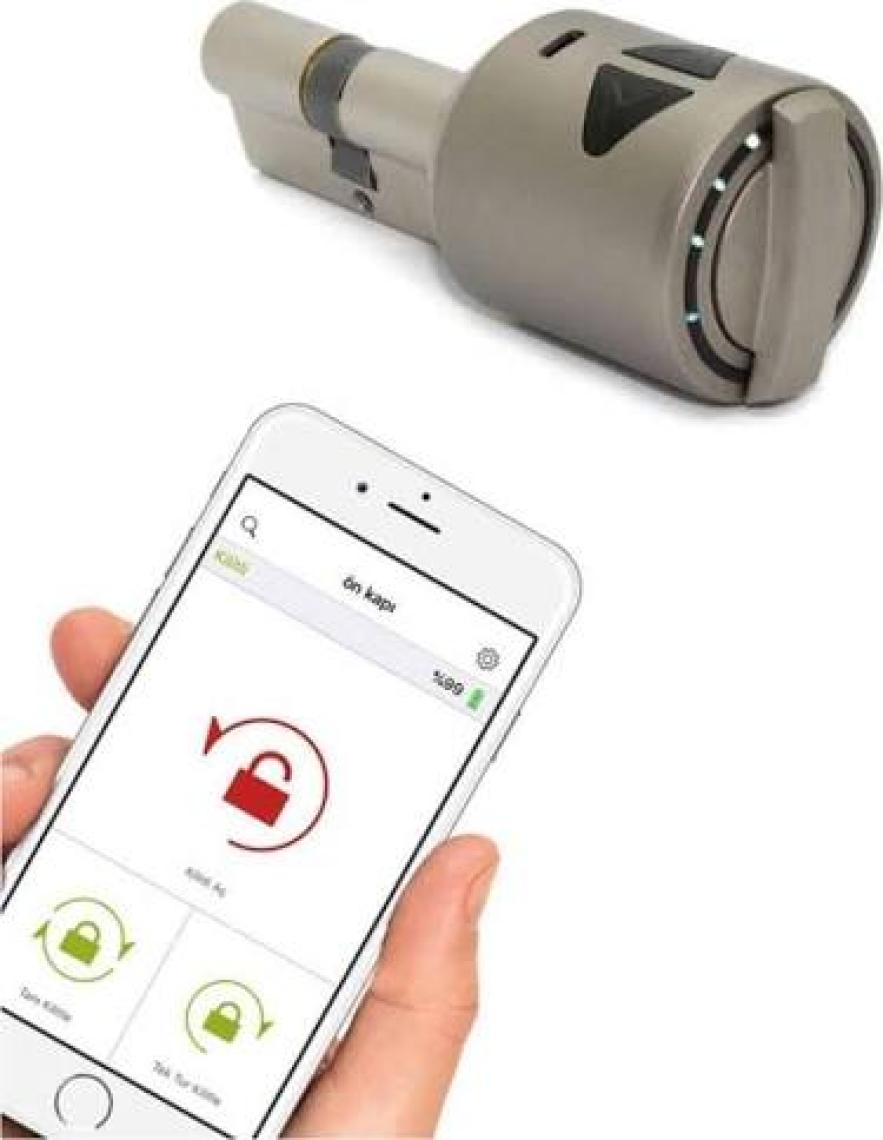DESi Utopic R Tüm Kapılara Uyumlu Akıllı Kilit IOS-Android Telefonlar İle Kontrol İmkanı (Motorlu-Full Otomatik Kilitleme-Açma)