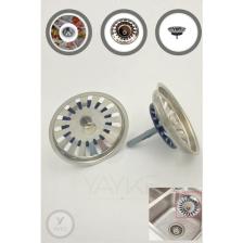 Yayke Çöpmak Lavabo Süzgeci Lavabo Gider Süzgeci Mutfak Lavabo Evye Süzgeci Metal Çay Süzgeci