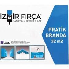 İzmir Fırça Pratik Branda Boya Örtüsü 32 m2