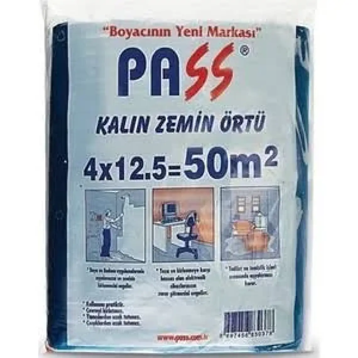 Pass Koruyucu Kalın Zemin Örtüsü ( Hışır Örtü ) 50 M2