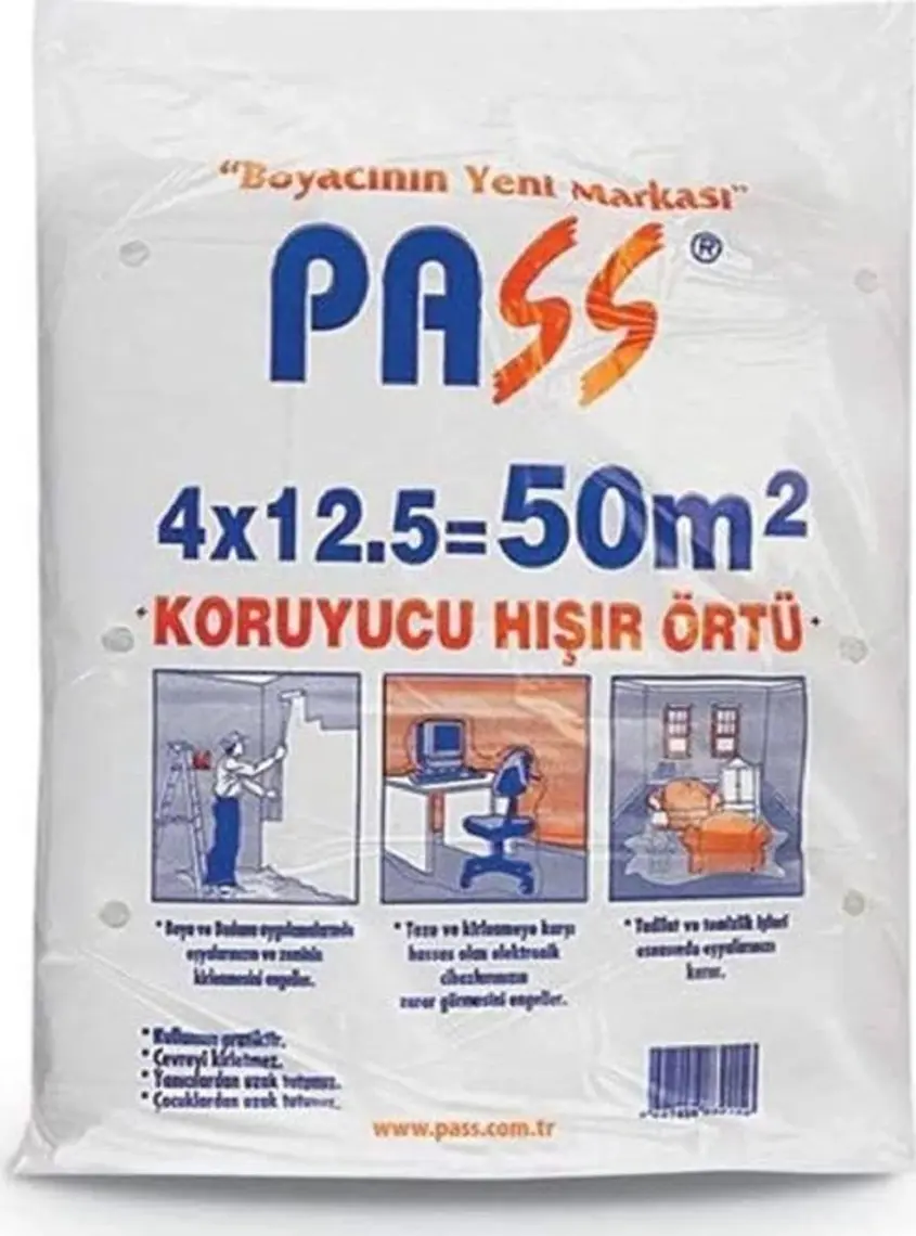 Pass Ayr Koruyucu Hışır Örtü 4X12.5 50 M²
