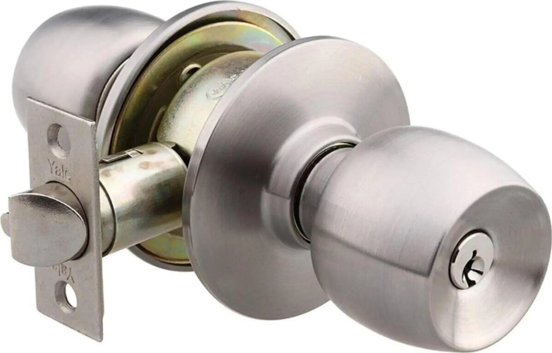 Yale Saten Topuzlu Kilit Anahtarlı Model 60-70 mm Ayarlı