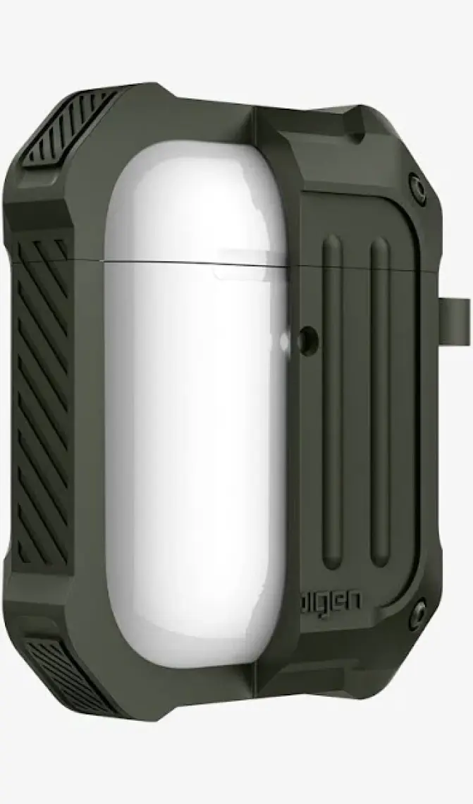 Spigen AirPods Pro (1. nesil) Kılıf Tough Armor Military Green - ASD00539