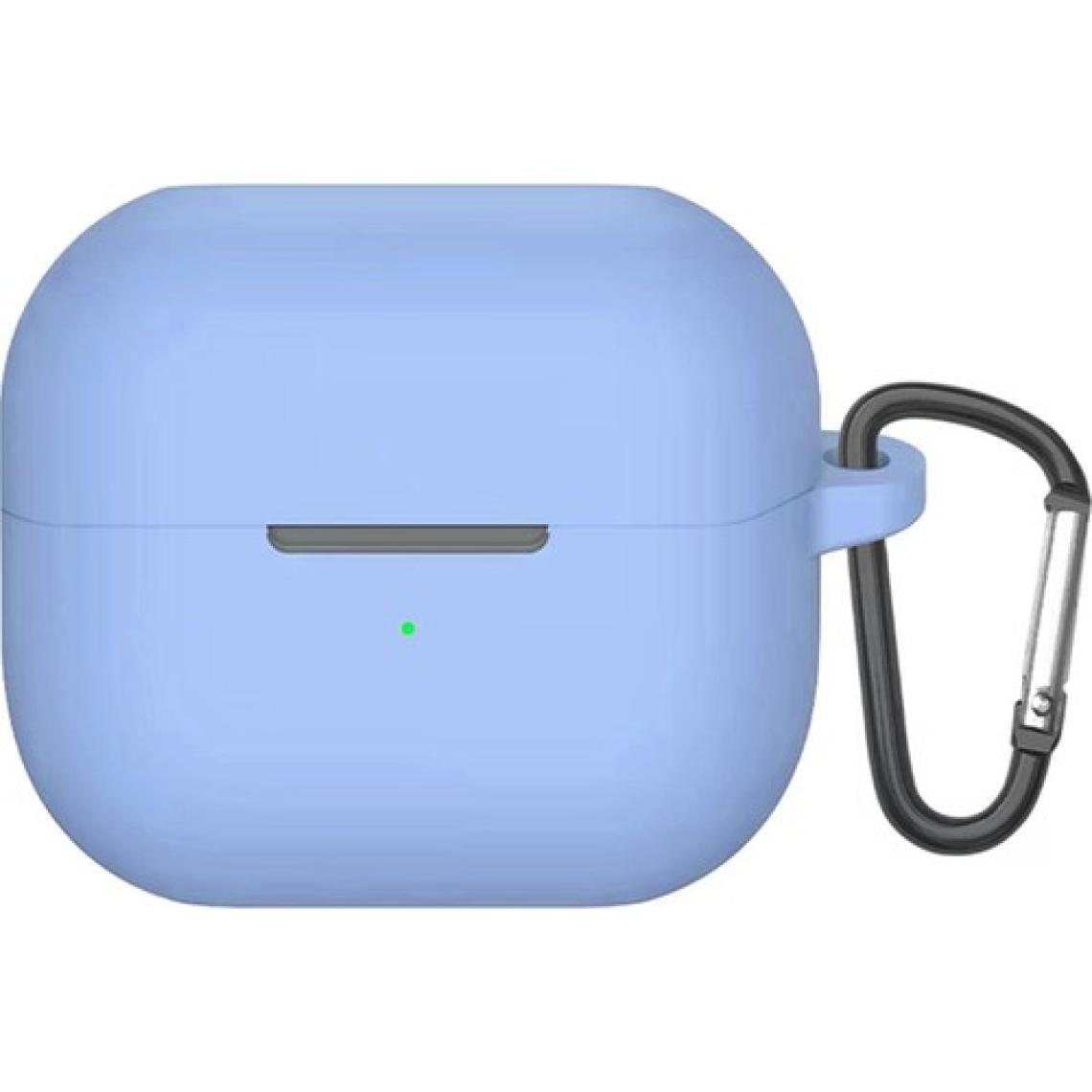 Microsonic Samsung Galaxy Buds 3 Kılıf Askılı Mat Silikon Mavi