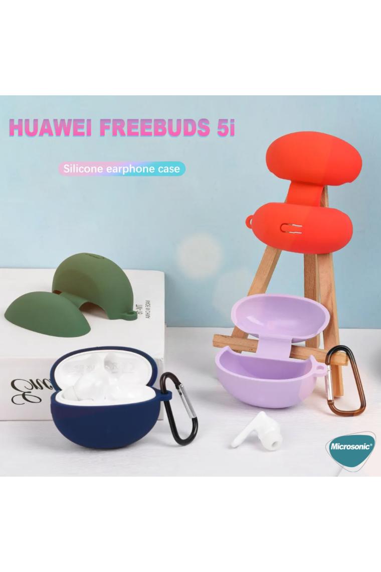 Microsonic Huawei Freebuds 6i Mat Silikon Kılıf Siyah