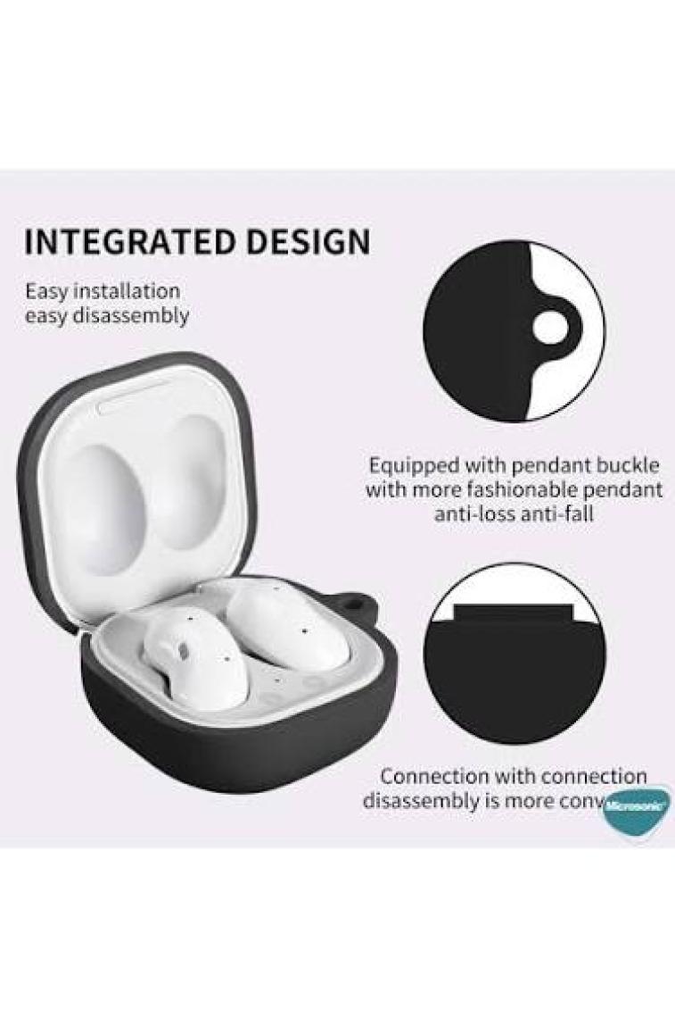 Microsonic Samsung Galaxy Buds Pro Mat Silikon Kılıf Rose Gold