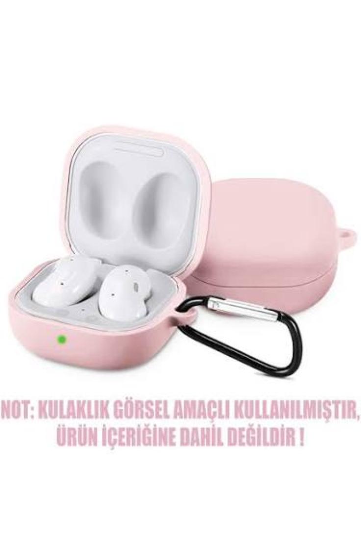 Microsonic Samsung Galaxy Buds Pro Mat Silikon Kılıf Rose Gold