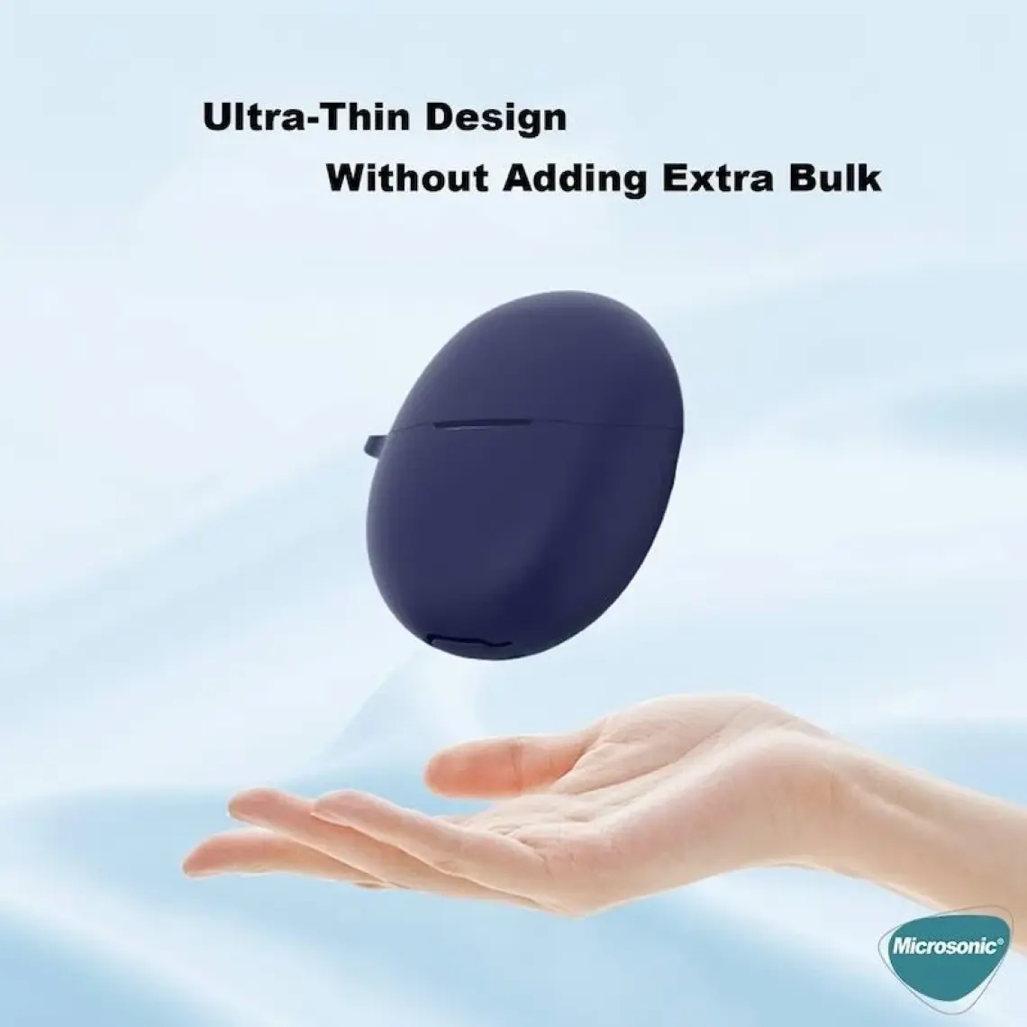 Microsonic Huawei Freebuds 5 Mat Silikon Kılıf Sarı