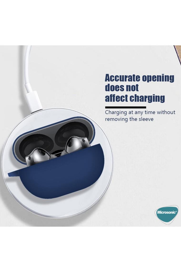 Microsonic Huawei Freebuds Pro 3 Kılıf Askılı Mat Silikon Siyah