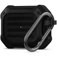 Spigen AirPods Pro (1. nesil) Kılıf Tough Armor Black - ASD00537
