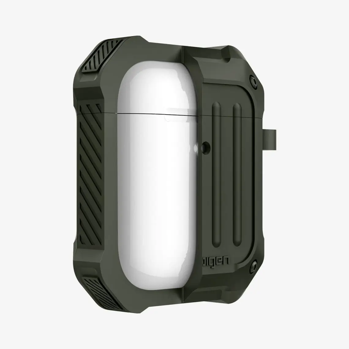 Spigen AirPods Pro (1. nesil) Kılıf Tough Armor Black - ASD00537