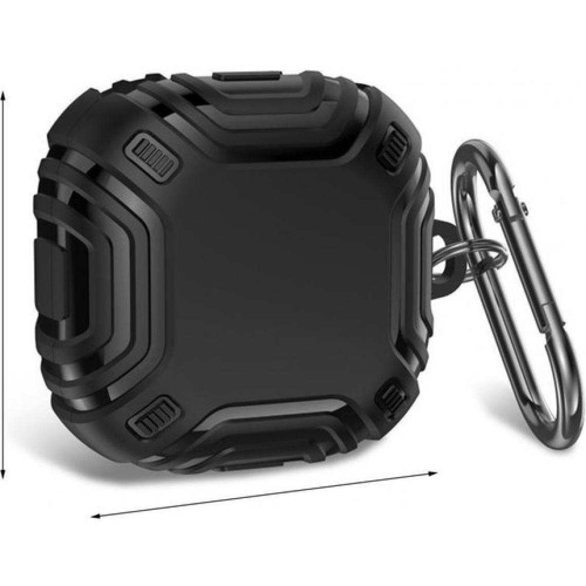 CoverZone Samsung Galaxy Buds 2 Pro ile Uyumlu Kulaklık Kılıf Fundamental Sert Koruyucu Kılıf Mor