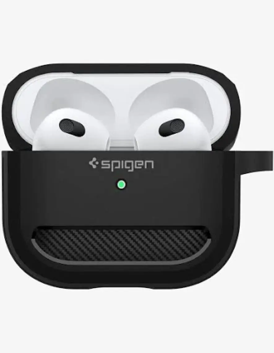 Spigen AirPods (3. nesil) Kılıf Rugged Armor Charcoal Gray - ASD01980
