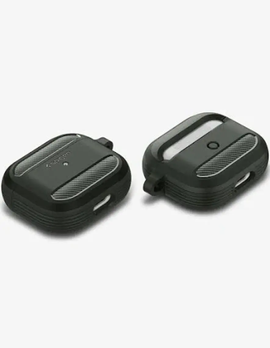 Spigen AirPods (3. nesil) Kılıf Rugged Armor Charcoal Gray - ASD01980
