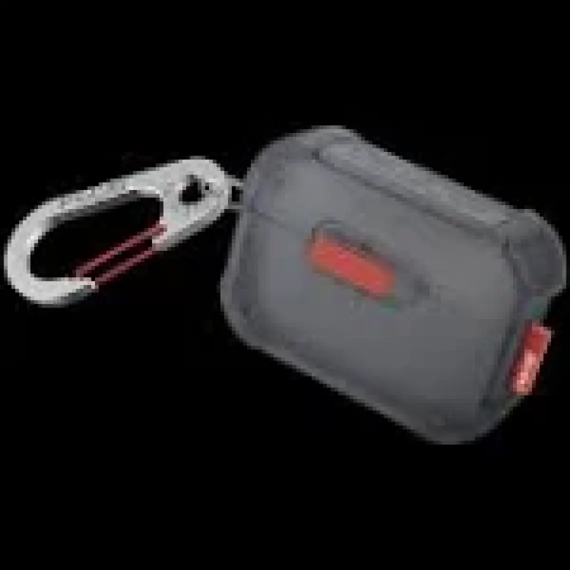Skinarma Airpods Pro 2 Uyumlu Kılıf Skinarma Magnetik Kilitli Airbagli Tasarım Mecha Kılıf Transparan Füme