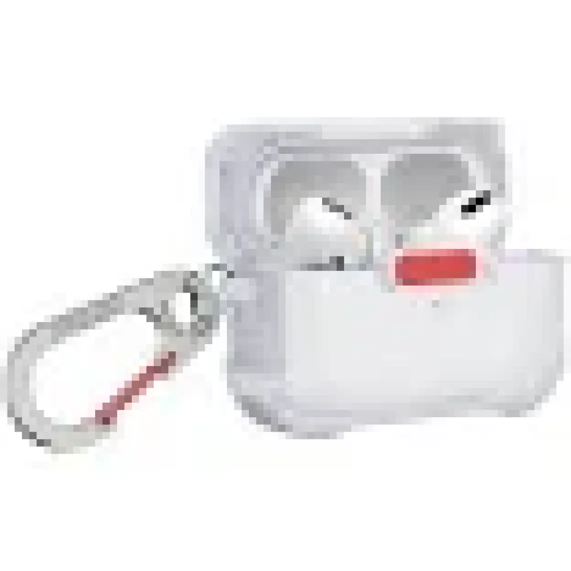 Skinarma Airpods Pro 2 Uyumlu Kılıf Skinarma Magnetik Kilitli Airbagli Tasarım Mecha Kılıf Transparan Füme