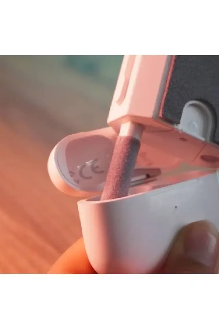 AktarMobile Airpods Temizlik Kiti & Klavye Fırçası Çok Fonksiyonlu Temizleme Aparatı Seti Tüm Cihazlar ile Uyumlu