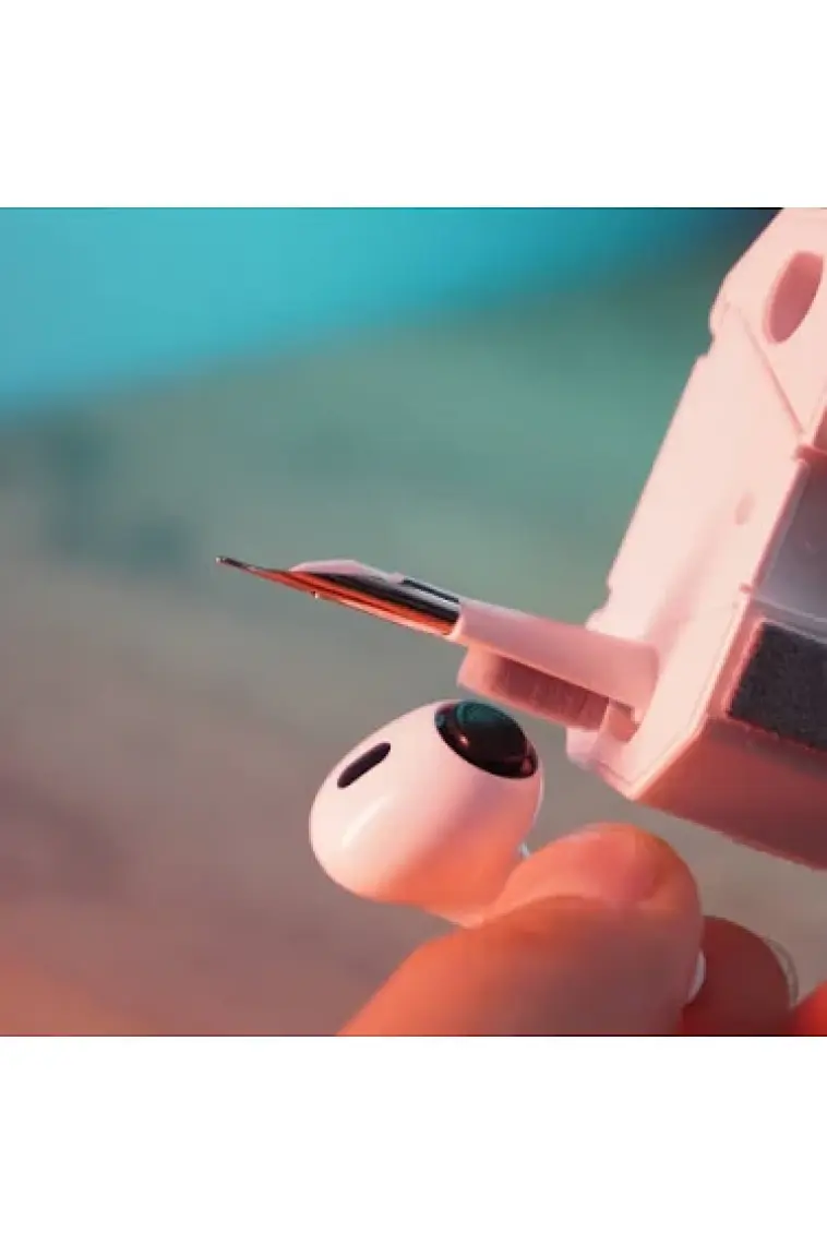AktarMobile Airpods Temizlik Kiti & Klavye Fırçası Çok Fonksiyonlu Temizleme Aparatı Seti Tüm Cihazlar ile Uyumlu