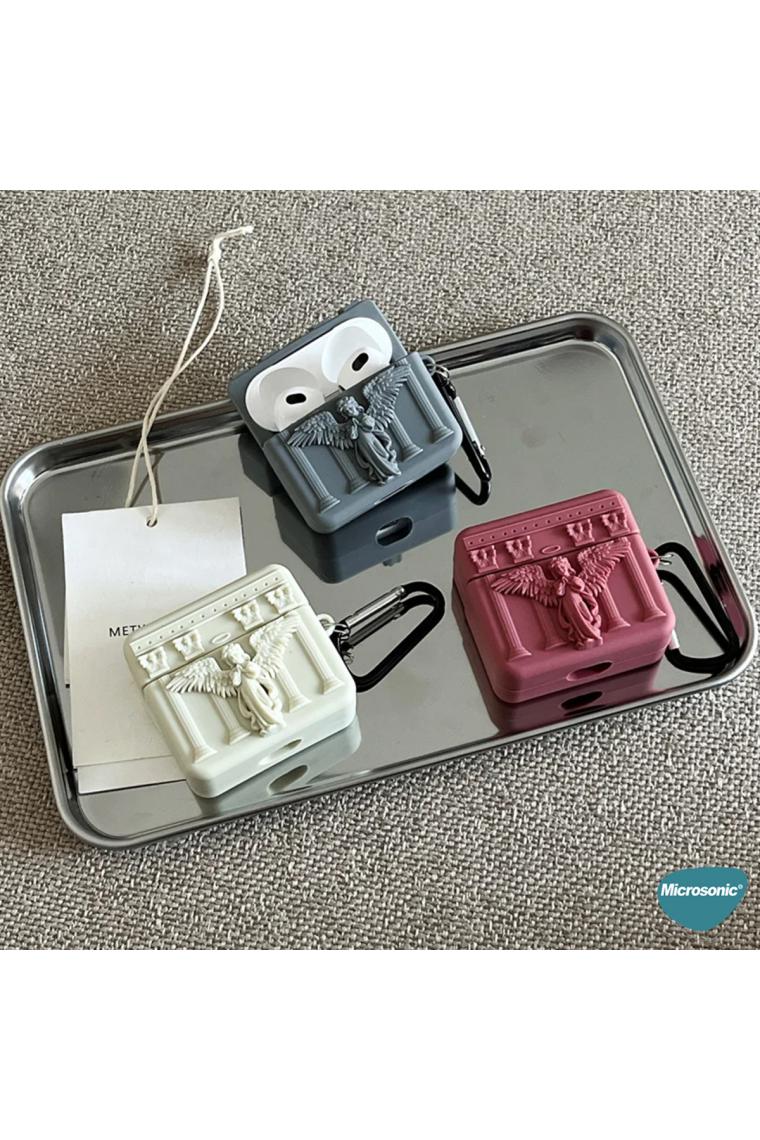 Microsonic Pro 2.Nesil Cartoon Figürlü Silikon Kılıf Bej