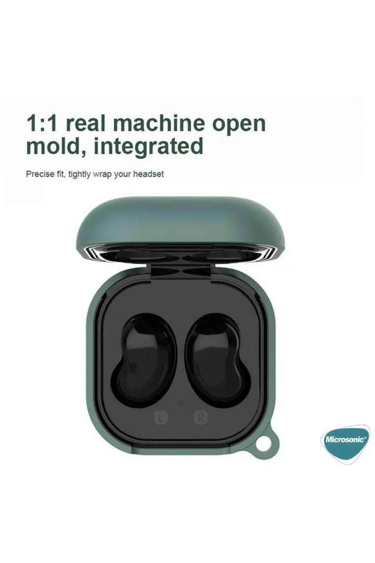 Microsonic Samsung Galaxy Buds Fe Kılıf Askılı Mat Silikon Beyaz