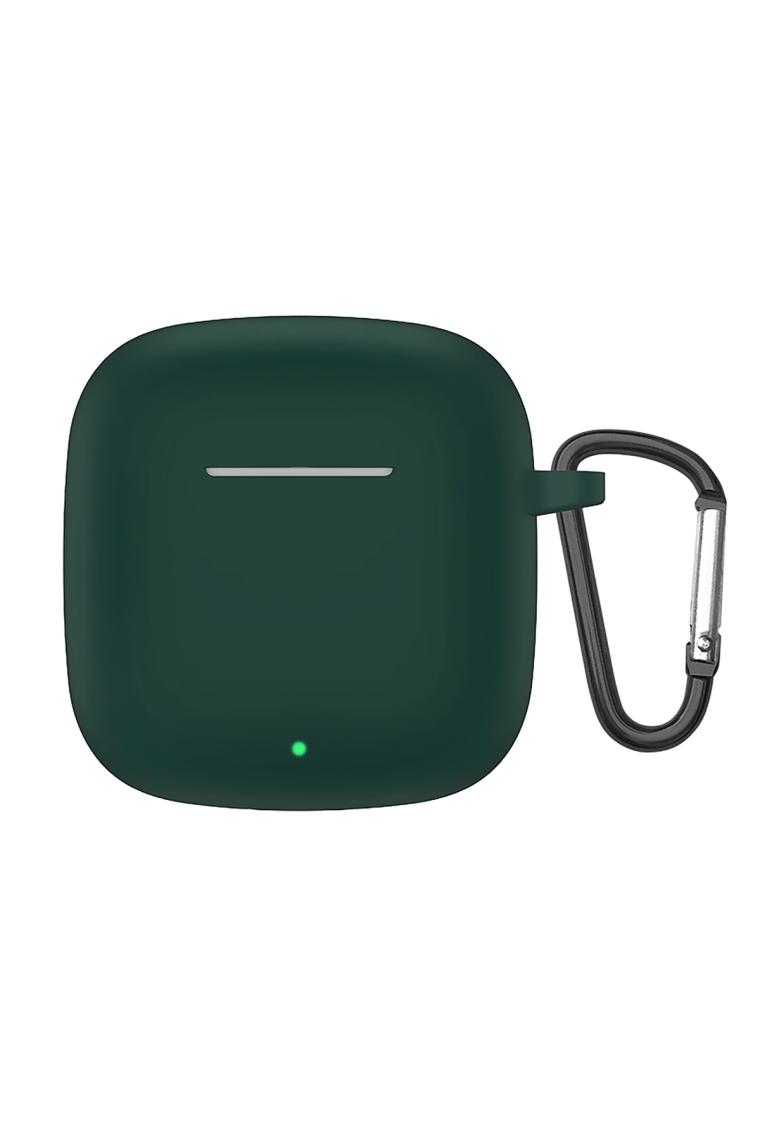 Microsonic Huawei Freebuds Se 2 Kılıf Askılı Mat Silikon Koyu Yeşil