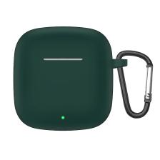 Microsonic Huawei Freebuds Se 2 Kılıf Askılı Mat Silikon Koyu Yeşil