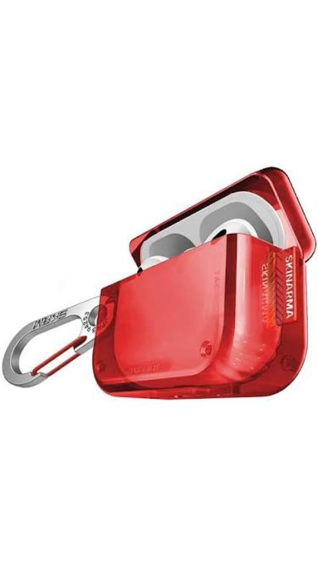 Skinarma Airpods Pro 2 Uyumlu Kılıf Skinarma Şeffaf Renkli Airbagli Tasarım Saido Kılıf Şeffaf
