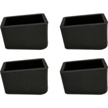 Adem Koç Plastik 20X30 mm Kaydırmaz Merdiven Ayağı Plastiği Merdiven Pabucu (4 Adet)
