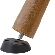 Badem10 Mobilya Masa Sehpa Ayağı Bağlantı Aparatı Açılı Dereceli Ayak Tabanı Siyah