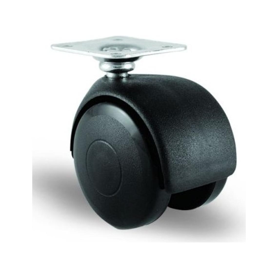 4 Adet Ec01Mkm50, Oynak Tablalı Mobilya Tekerleği Sehpa Tekeri, Çap:50, 4Lü Set