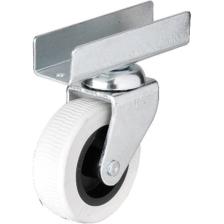 Hts 323 - 50X20 mm Gri Uzun U Tablalı Teker 4 Adet