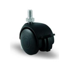 Ec05Mkm50F Civatalı Frenli Plastik Mobilya Tekerleği Çap:50 Oynak Frenli Civata Bağlantılı, Burçlu