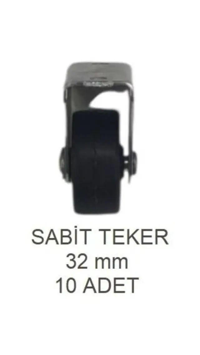 Dar Sabit Teker 32 Lik 10 Adet